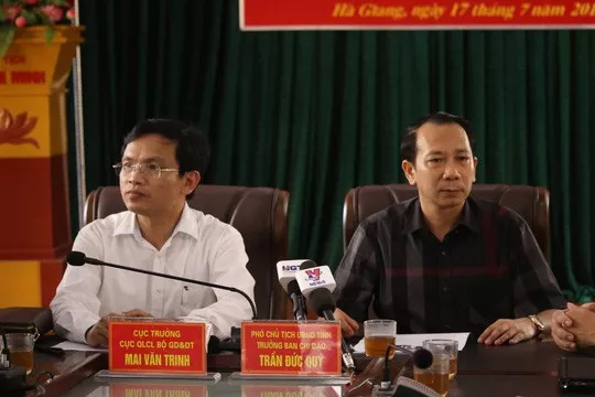 Vụ gian lận thi cử ở Hà Giang: Kỷ luật 
